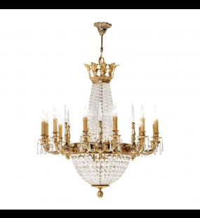 đèn chùm đồng possoni (ý) 096-12SH