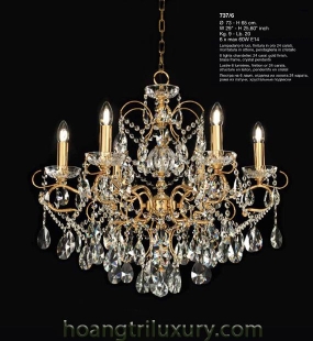 Đèn Chùm Ý ARREDOLUCE 737-6 Ø73cm