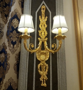 đèn vách đồng luxury HT9014-2