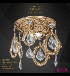 ĐÈN ÁP TRẦN ĐỒNG KLOBE LE34CM01