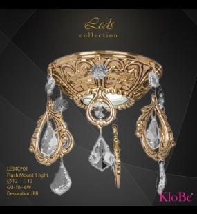 ĐÈN ÁP TRẦN ĐỒNG KLOBE LE34CP01