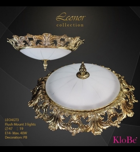 ĐÈN ÁP TRẦN ĐỒNG KLOBE LE04GT3