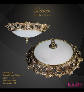 ĐÈN ÁP TRẦN ĐỒNG KLOBE LE04M2C2