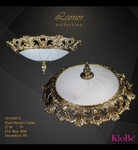 ĐÈN ÁP TRẦN ĐỒNG KLOBE LE04M2T2