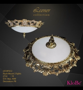 ĐÈN ÁP TRẦN ĐỒNG KLOBE LE04P2C2