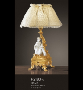 Đèn bàn đồng FBAI P2183-A