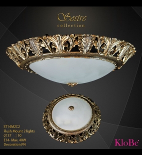 ĐÈN ÁP TRẦN ĐỒNG KLOBE ST14M2C2