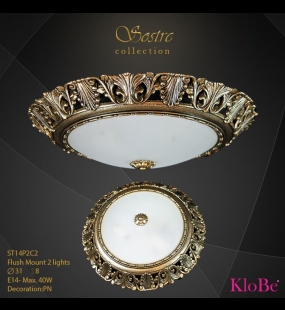 ĐÈN ÁP TRẦN ĐỒNG KLOBE ST14P2C2