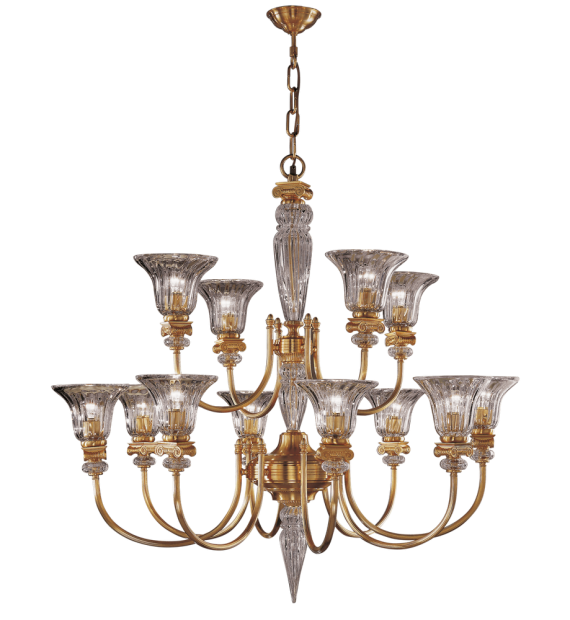 Đèn chùm đồng possoni (ý) 27077-12