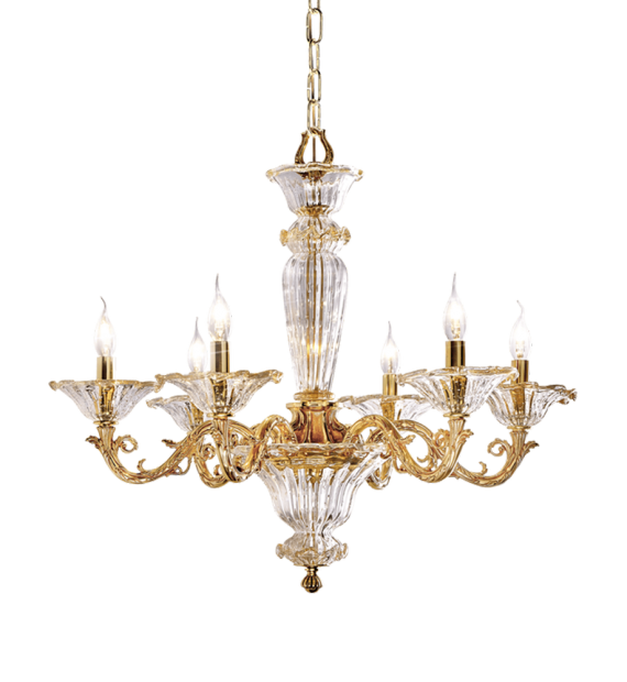 Đèn chùm đồng possoni (ý) 4795-6