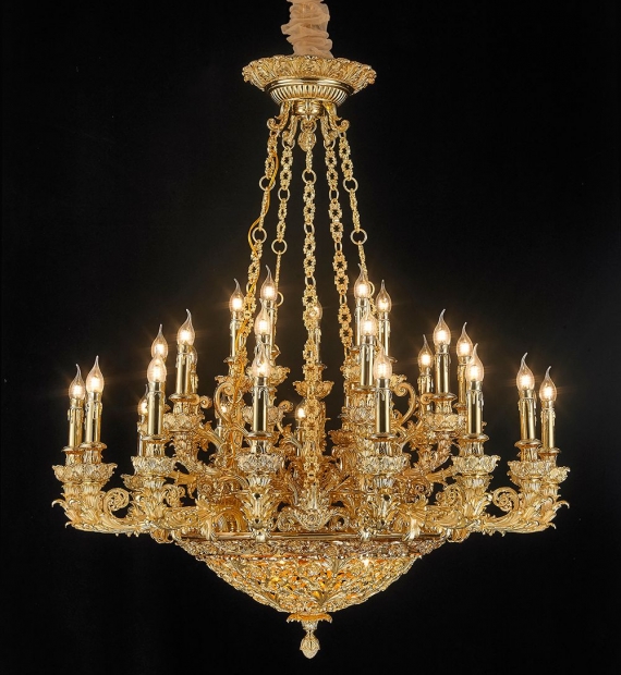 Đèn chùm đồng LUXURY HT8006-30
