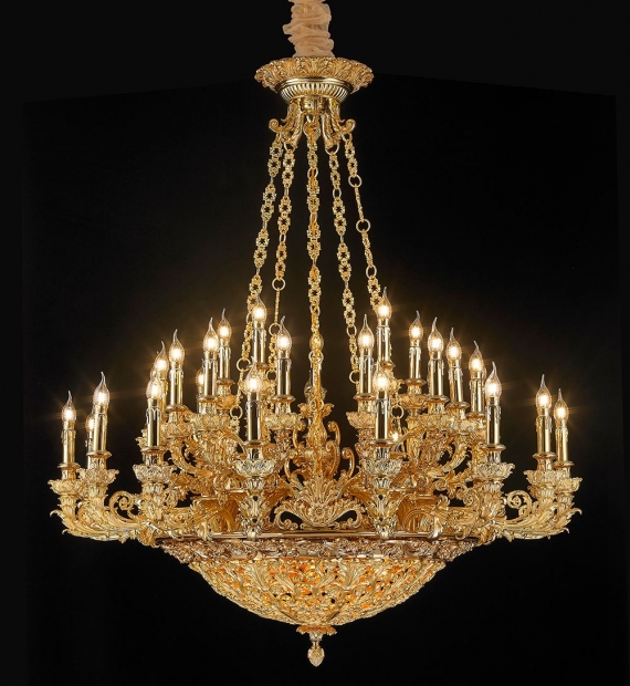 Đèn chùm đồng LUXURY HT8006-35