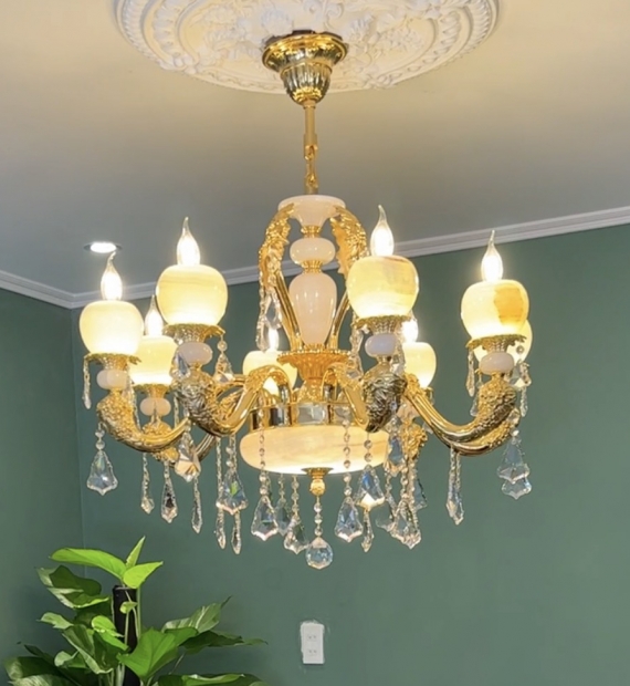 Đèn chùm đồng LUXURY HT720-8