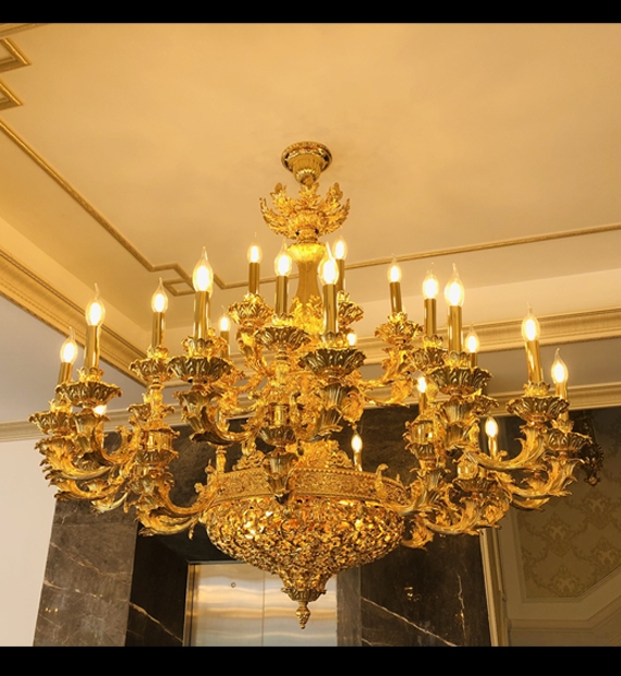 Đèn chùm đồng LUXURY HT8017/32
