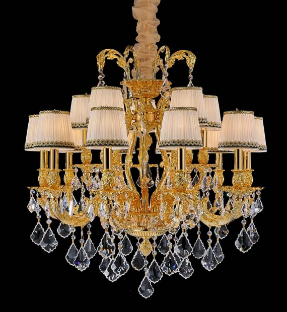 Đèn chùm đồng LUXURY HT8021A-10 + 5
