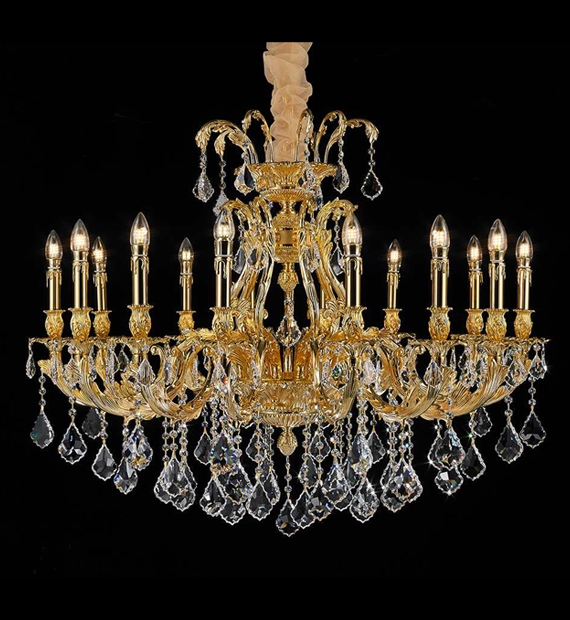 Đèn chùm đồng LUXURY HT8021-14