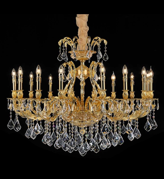 Đèn chùm đồng LUXURY HT8021-16