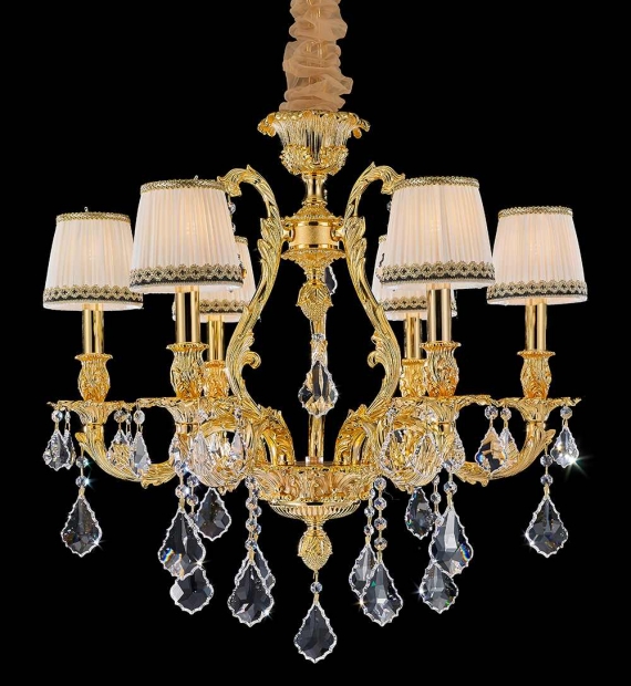 Đèn chùm đồng LUXURY HT8021A-6