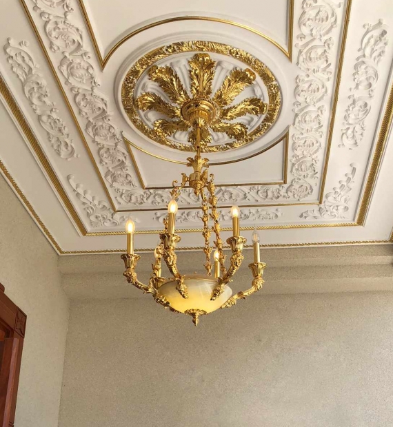 Đèn chùm đồng LUXURY HT733/6