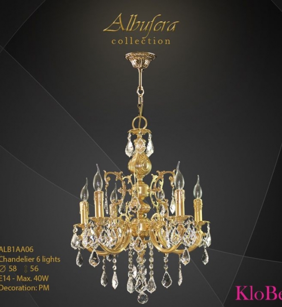 Đèn chùm đồng KLOBE - ALB1AA06