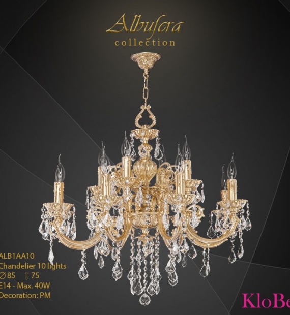 Đèn chùm đồng KLOBE - ALB1AA10