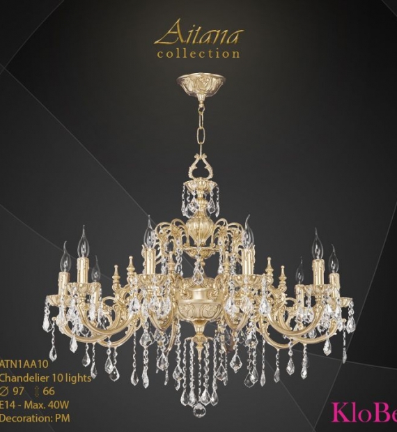 Đèn chùm đồng KloBE ATN1AA10