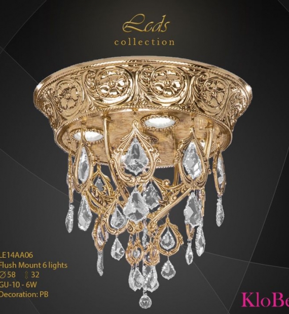 ĐÈN ÁP TRẦN ĐỒNG KLOBE LE14AA06