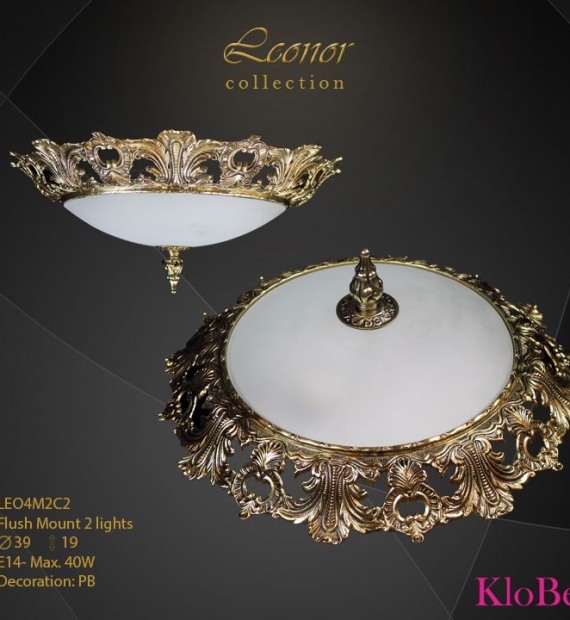 ĐÈN ÁP TRẦN ĐỒNG KLOBE LE04M2C2