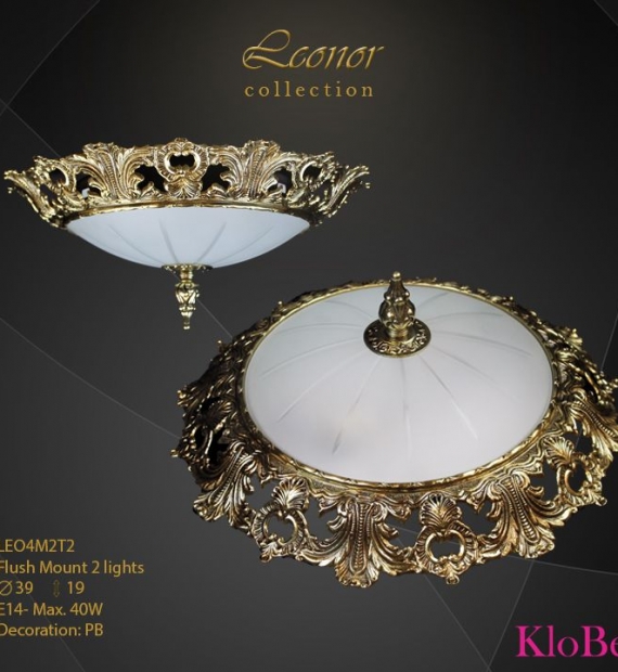 ĐÈN ÁP TRẦN ĐỒNG KLOBE LE04M2T2
