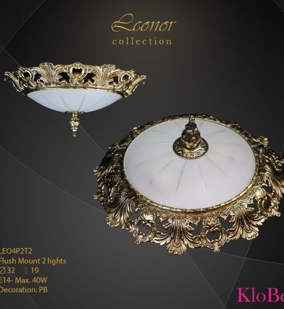 ĐÈN ÁP TRẦN ĐỒNG KLOBE LE04P2T2