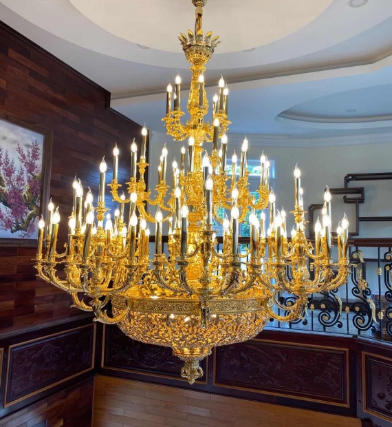 Đèn chùm đồng LUXURY HT759-112